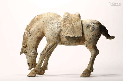 PAINTED FIGURE OF HORSE