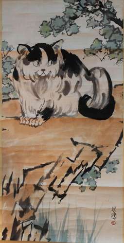 CHINESE HANGING SCROLL PAINTING