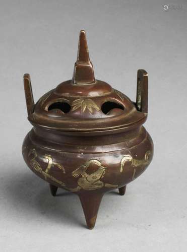 CHINESE BRONZE CENSER