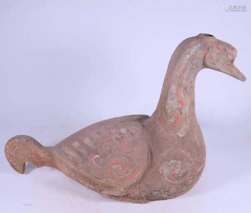 A Fine Sancai Goose