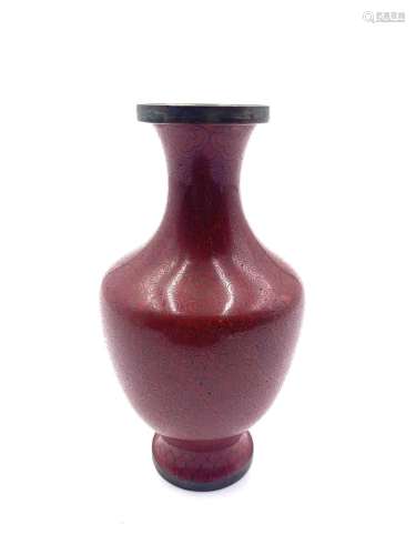 Miniature Chinese Cloisonne Vase