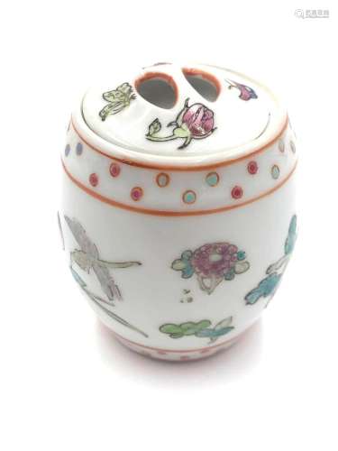 Chinese Miniature Ginger Pot with Lid