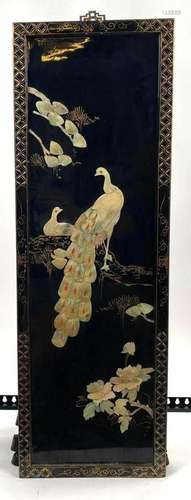 Lacquered Panel of Birds