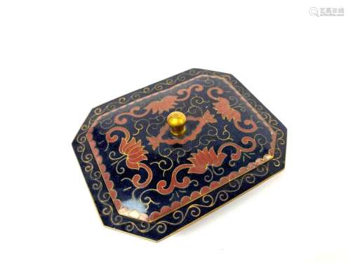 Chinese Cloisonne Trinket Box