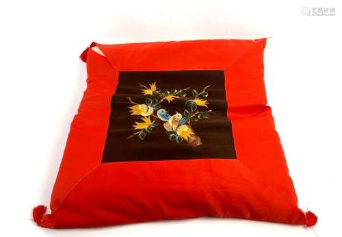 Asian Embroidered Cushion