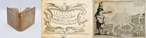 CALLOT Jacques (1592-1635). "Capricci di varie figure d...