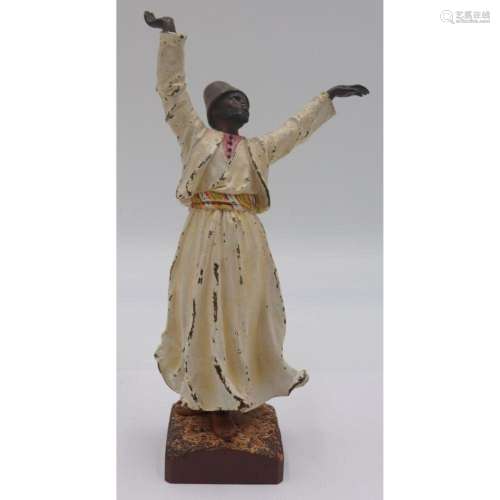 Austrian Cold Painted Bronze of a Dancing Arab Man