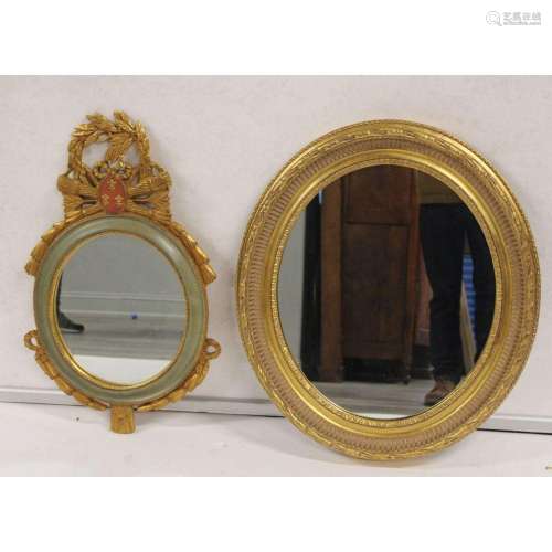 Lot Of 2 Vintage Mirrors.