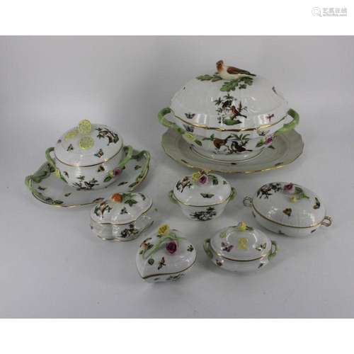 Herend Porcelain Lidded Tureens In