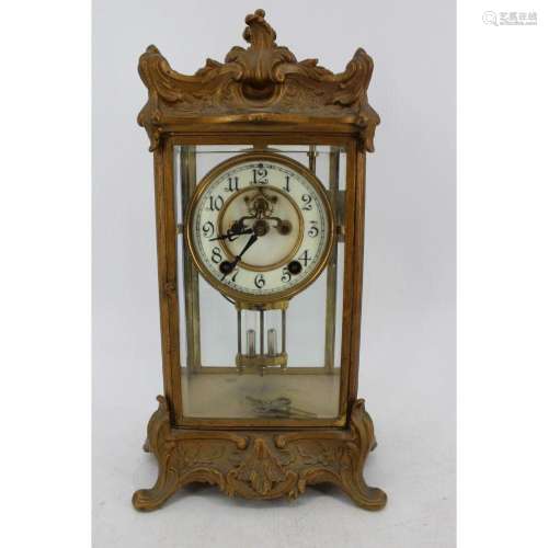 Antique Bronze Carriage Clock