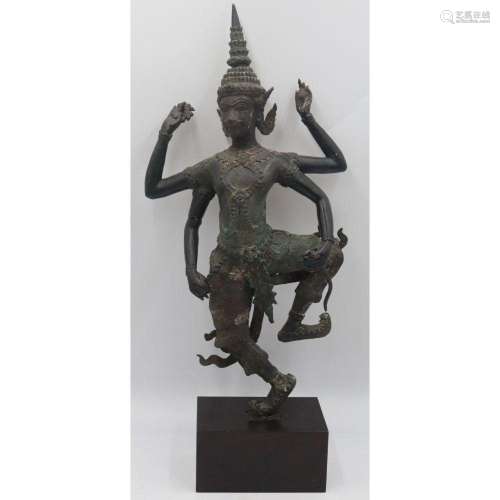 Tibetan Bronze Dancing Figure.