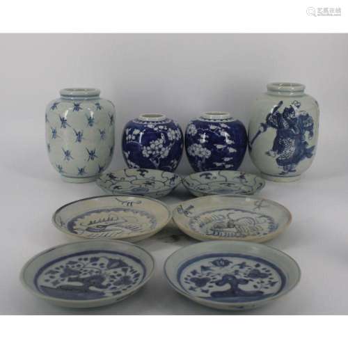 Antique Asian Porcelain Grouping.