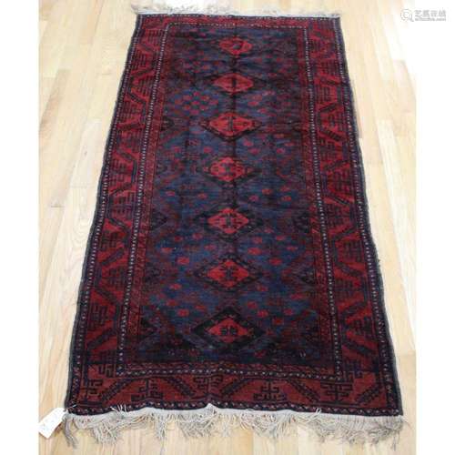 Antique And Finely Hand Woven Area Carpet.