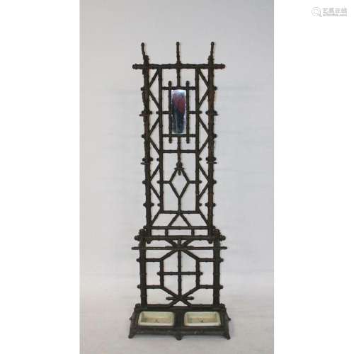 Victorian Aesthetic Style Bamboo Form Iron