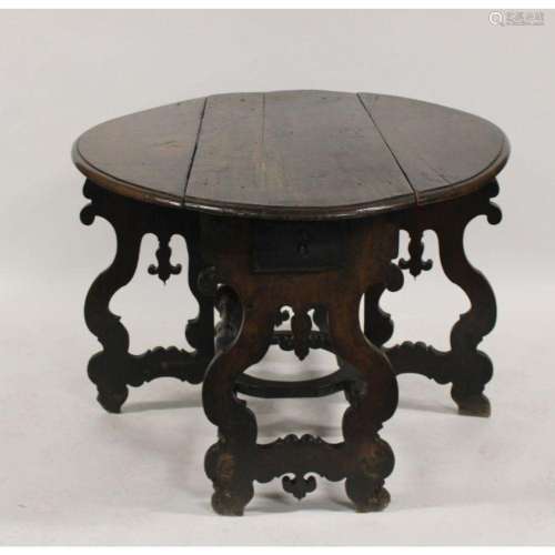 18th Century 2 Drawer Gateleg Table