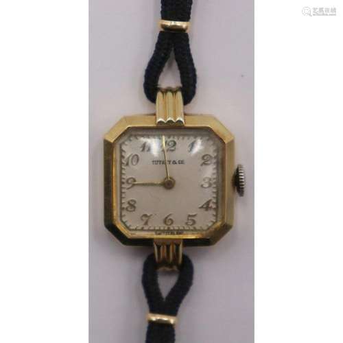 JEWELRY. Lady's Movado Tiffany & Co. 14kt Gold