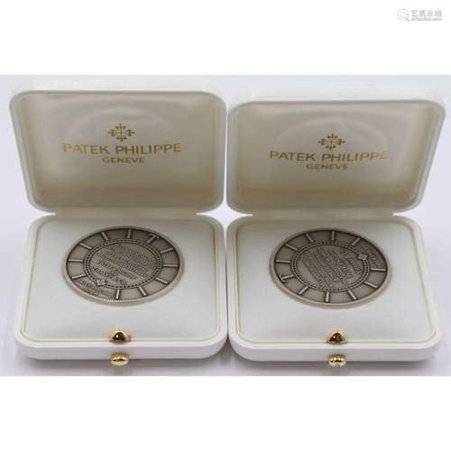 EXONUMIA. (2) Patek Philippe Tiffany & Co. 150th