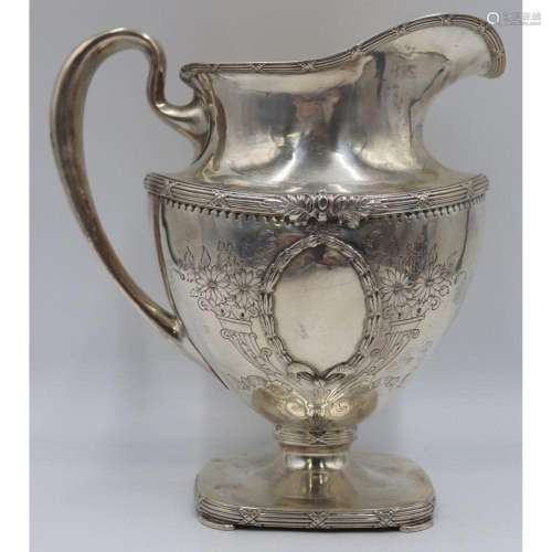 STERLING. American Sterling Water Pitcher.