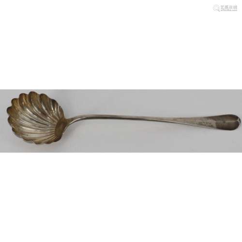 SILVER. George III Scottish Silver Ladle.