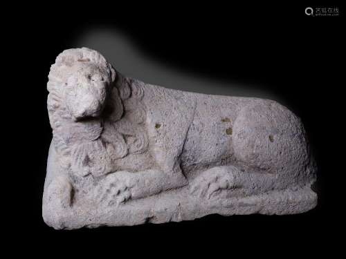 Highly important Roman Lion, Veneto / Istria, 1100 - 1150, T...