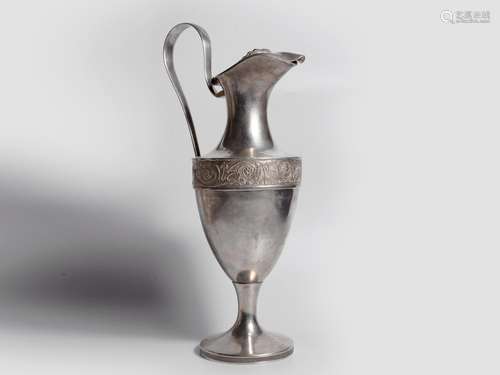 Silver Jug 1806, Empire silver jug, Silver cast & engrav...