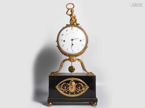 Vienna Empire Clock, Around 1810, Franz Enzinger