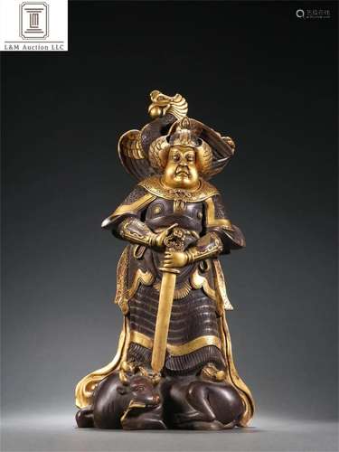 A Chinese Gilt Bronze Buddha Statue