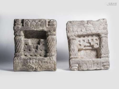 Two architectural fragments, Southern Europe or Middle East,...