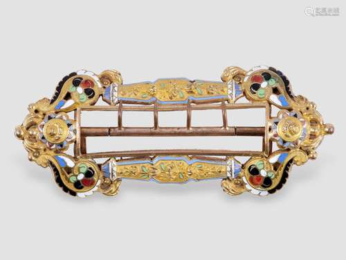 Belt buckle, Biedermeier, Mid 19th century