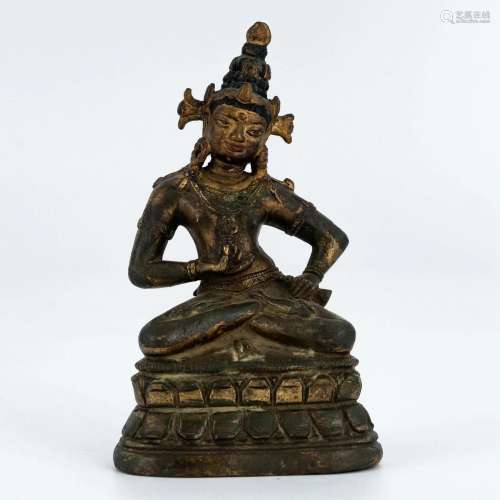 Tibetan Sitting Statue of Vajrasattva