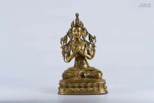 Sitting Statue of Vajrasattva