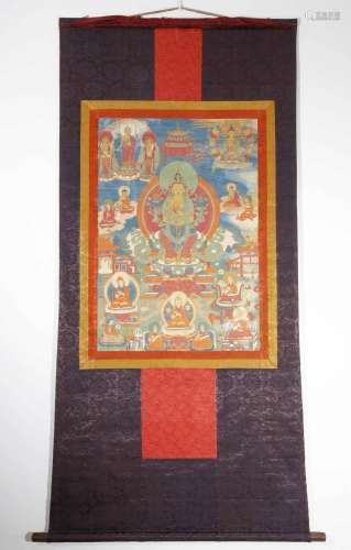 Maitreya Bodhisattva Thangka