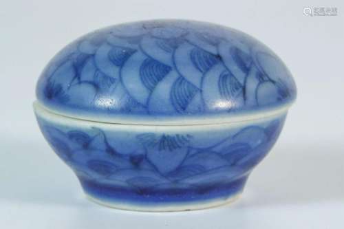 Blue-and-white Ink Paste Box