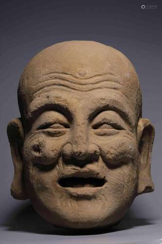 Arhat Head Statue