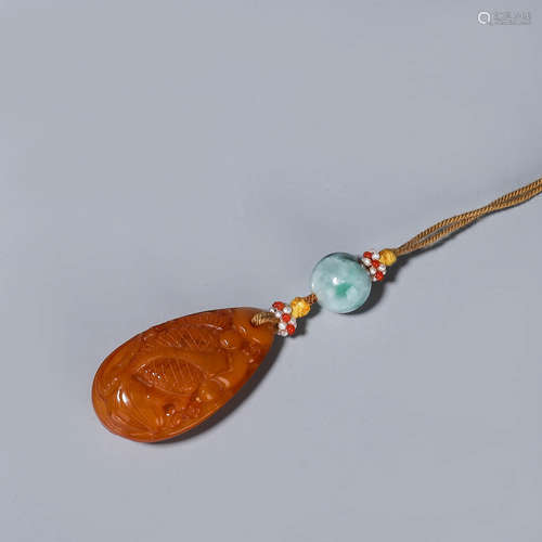 Beeswax pendant