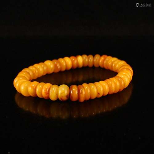 Superb Vintage Amber Beads Bracelet