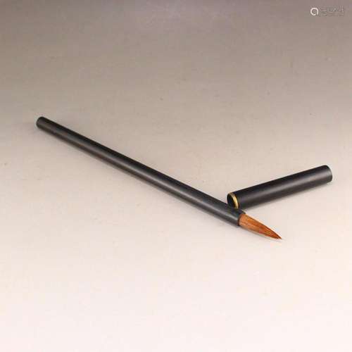 Chinese Zitan Wood & Wolf 's Hair Brush Pen