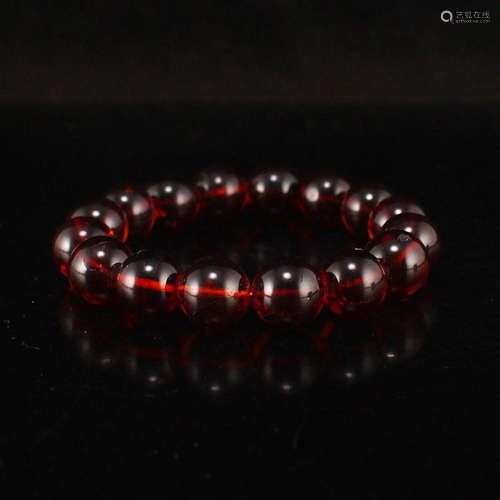 14 MM Beautiful Zircon Beads Bracelet