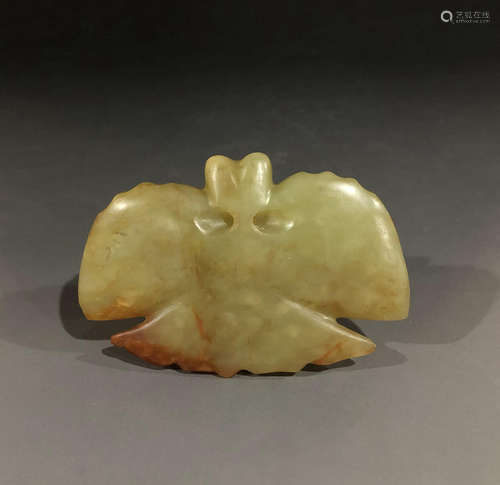 A HONGSHAN CULTUR JADE OWL