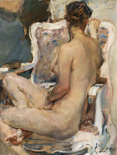 崔小冬（b.1964） 2007年作 背影 布面 油画
