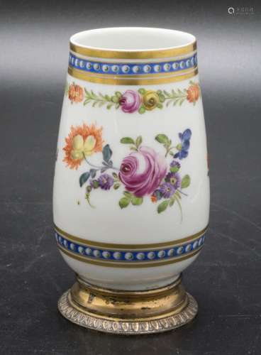 Vase mit Silbermontur / A vase with silver mount, Frankreich...