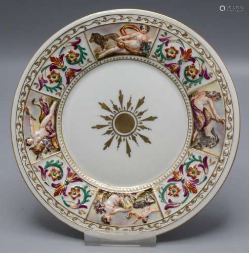 Zierteller / A decorative plate, Neapel, Anfang 19. Jh.