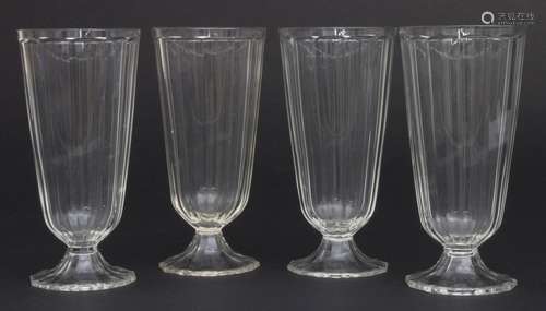 4 Biergläser / A set of 4 beer glasses, J. & L. Lobmeyr,...