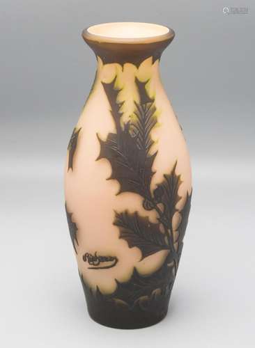 Jugendstil Vase / An Art Nouveau cameo glass vase, Richard, ...