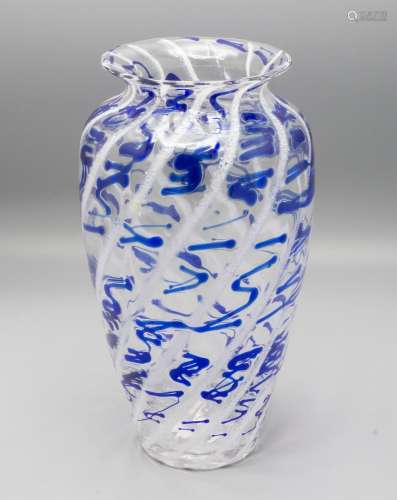 Art Déco Vase / An Art Deco decorative glass vase, Johann Lo...