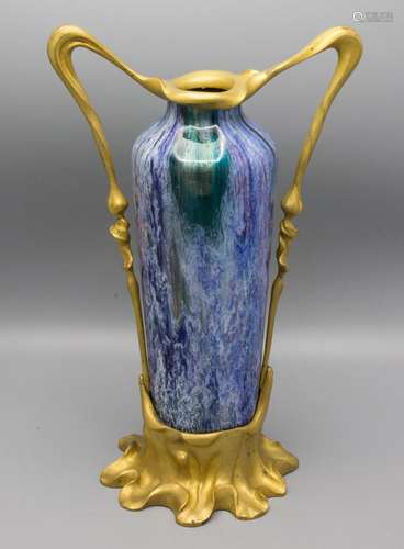 Jugendstil Emaillevase / An Art Nouveau enamelled vase, A. K...