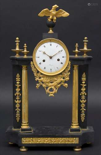 Empire-Portaluhr / A clock, Barjac, Frankreich / France, um ...