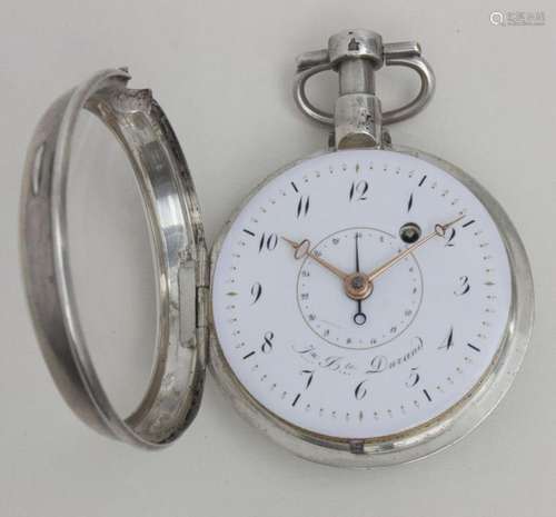 Offene Herrentaschenuhr, Durand, Paris, um 1810