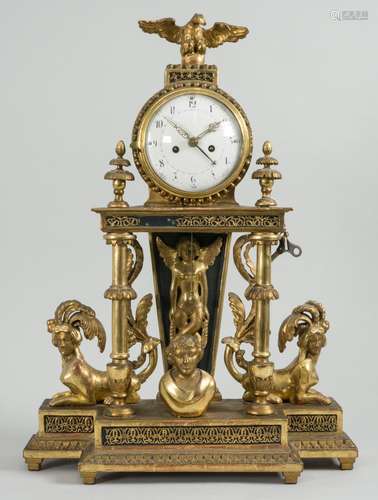 Louis-Seize-Kaminuhr / A Louis XVI mantle clock, Wien, um 17...