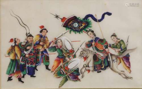 Chinese School (Qing dynasty, 19th century) A Martial Masque...